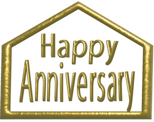 happy anniversary 3d text eps file 