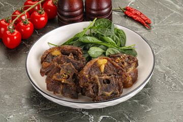 Grilled Lamb neck with spices