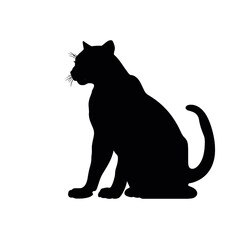 Black Panther  logo  Silhouette 