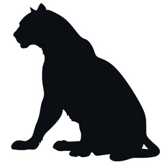 Black Panther  logo  Silhouette 