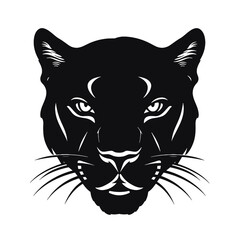 Black Panther  logo  Silhouette 