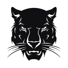 Black Panther  logo  Silhouette 