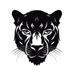 Black Panther  logo  Silhouette 