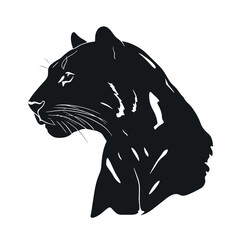 Black Panther  logo  Silhouette 