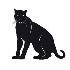 Black Panther  logo  Silhouette 