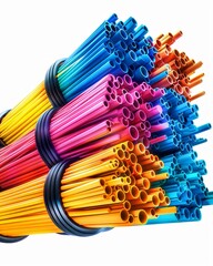 Futuristic fiber optical network cable