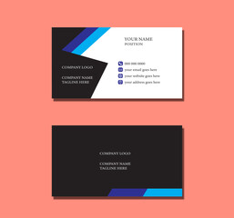 creative modern name card and business card	