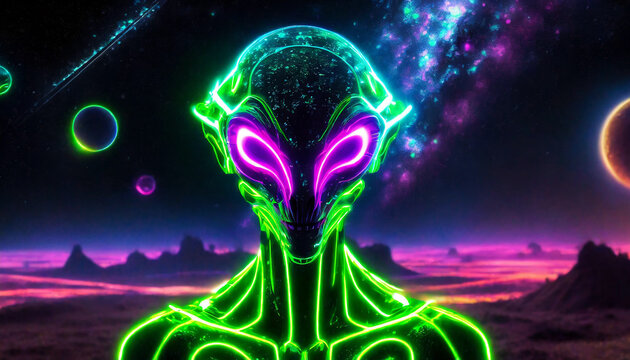 Wesen aus einer anderen Galaxie zeigen sich