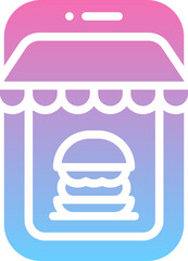 Food mobile app icon