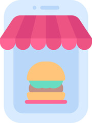 Food mobile app icon