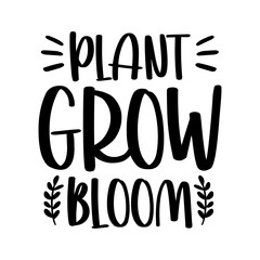 Spring typography design on plain white transparent isolated background for card, shirt, hoodie, sweatshirt, apparel, tag, mug, icon, poster or badge