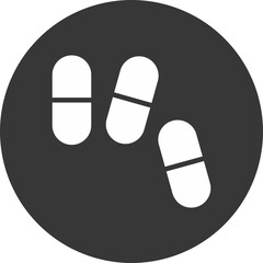 Capsule Glyph Inverted