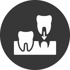 Implants Glyph Inverted