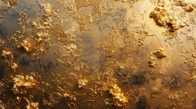 A fusion of gold foil textures and abstract artistry, sophisticated luxury backdrop