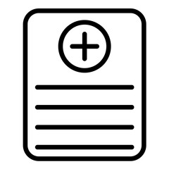 Obraz premium Vector Design Medical Report Icon Style