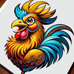 head of rooster