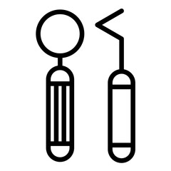 Vector Design Dental Tools Icon Style