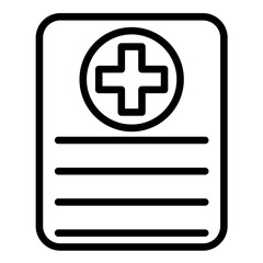 Fototapeta premium Vector Design Health History Icon Style