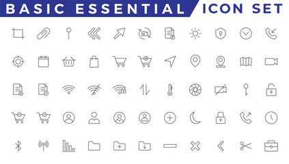 Basic Essential UI icon