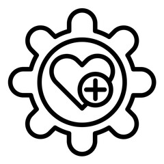 Vector Design Health Maintenance Icon Style