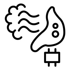 Vector Design Respiratory Therapy Icon Style