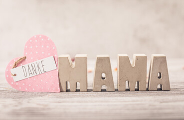 card, background for mother's day with the letters: mum for mother's day. - 754452296