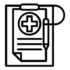 Obraz premium Vector Design Medical Diagnosis Icon Style