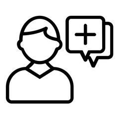 Vector Design Medical Consultation Icon Style