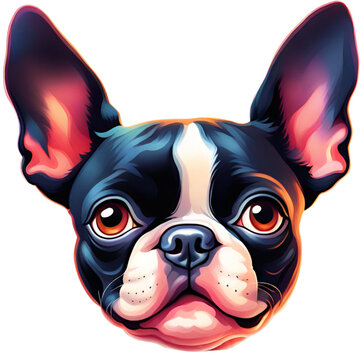 Cute Boston Terrier Dog
