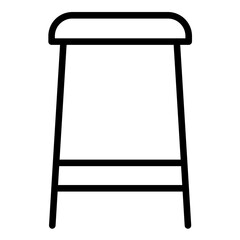 Vector Design Counter Stool Icon Style