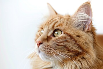 Close Up Portrait of a Ginger Cat