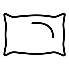 Vector Design Ruffled Pillow Icon Style