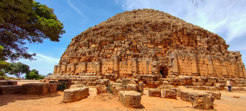 Royal Mausoleum of Mauretania in Tipaza. Algeria