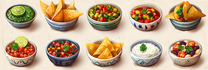 Mexican Dish Icons