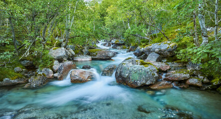 Fluss Renndola, Innerdalen, More og Romsdal, Norwegen