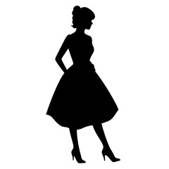 Fototapeta premium woman Silhouette 