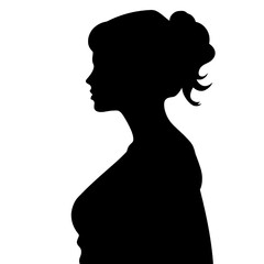 businesswoman silhouettes - vector