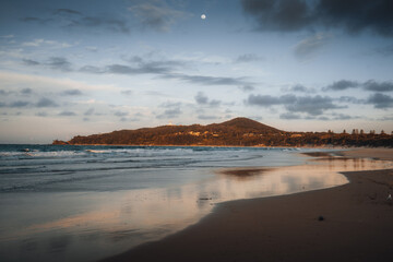 Byron Bay lighthouse high on the rocky headland - the most eastern point of Australian continent...