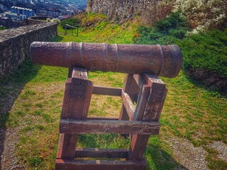 Cannon on the fortres.