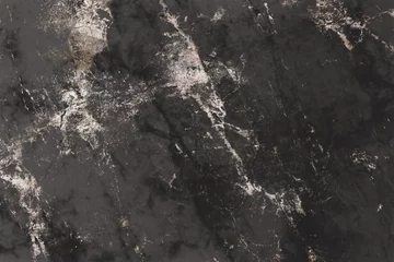 Rolgordijnen Brownish black marble textured background © Lucia