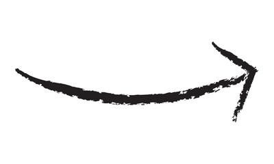 Arrow dirty vector. Arrow grunge vector. Arrow silhouette vector. isolated on white background 