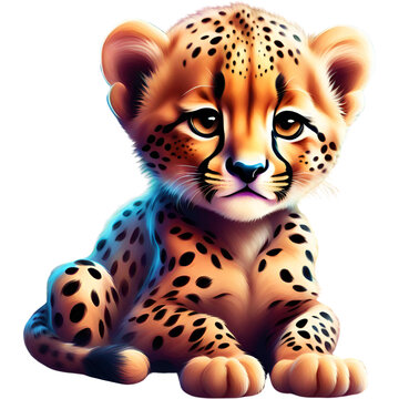 Cute Baby Cheetah