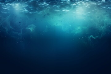 Obraz premium blurred dark blue and white color background in deep sea