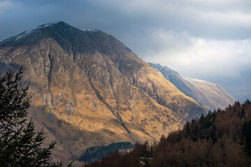 A large scottish mountain/munroe in the scottish highlands