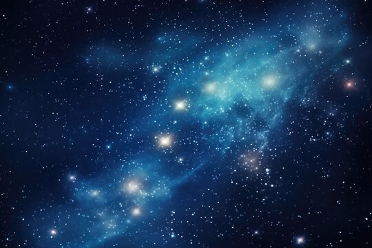 A beautiful image of a large group of stars in the sky. Perfect for celestial backgrounds