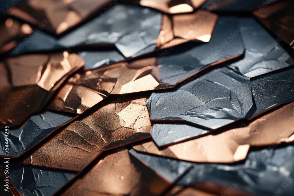Poster a close-up of a bunch of pieces of foil. suitable for backgrounds or textures