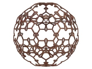 Wireframe Shape Sierpinski Buckyball 3D print model