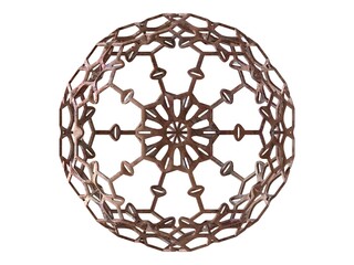 Wireframe Shape Sierpinski Buckyball 3D print model