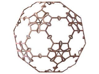 Wireframe Shape Sierpinski Buckyball 3D print model
