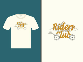 Riders Club T-Shirt Design